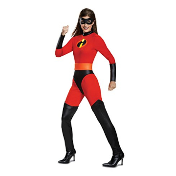 Women's Mrs. Incredible Costume Superhero Jumpsuit Foam Belt