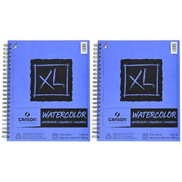 High-Quality Canson XL Series Watercolor Paper Bundle for Artists