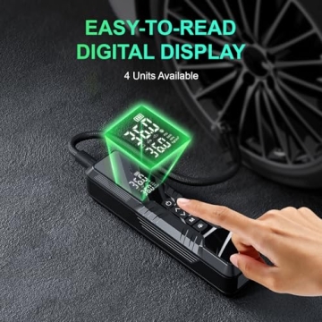 Portable Air Compressor 3X Faster 10000mAh