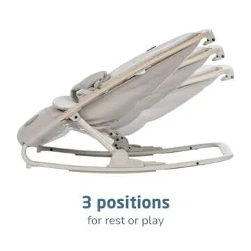 Maxi-Cosi Kori 2-in-1 Baby Bouncer Seat for Infants, Baby Rocker Chair, Portable Baby Bouncer, Classic Oat