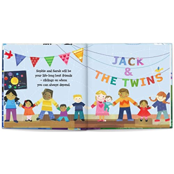 Super Incredible Big Brother Book for Twins - Personalized Gift