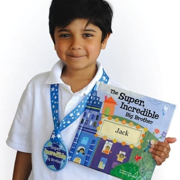 Super Incredible Big Brother Book for Twins - Personalized Gift