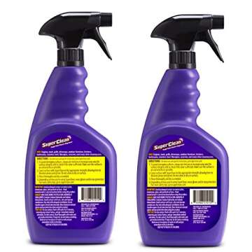 SuperClean 320064 Purple All Purpose Tough Task Cleaner Degreaser - 2 Pack (64oz.) by Super Clean 64...