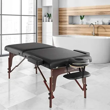 Saloniture Professional Portable Massage Table - Sturdy & Lightweight