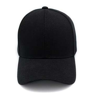 Classic Adjustable Baseball Cap Hat for Men and Women