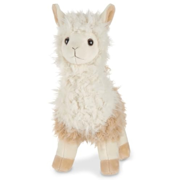 Bearington Llamar Plush Llama Stuffed Animal, 10 inches