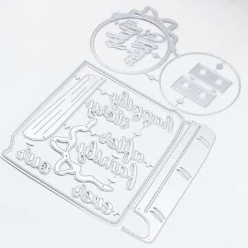 KSCRAFT Large Book Mini Album Metal Cutting Dies Stencils for DIY Scrapbooking Decorative Embossing ...