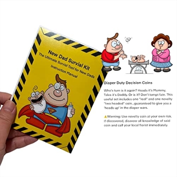 New Dad Survival Kit, Funny Gift for New Dad, New Parents, Gag Gift for Dad to be. Novelty Gift Idea for New Father