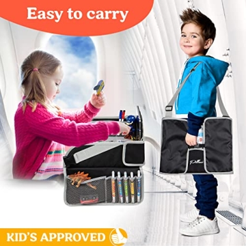 PILLANI Kids Travel Tray for Car & Airplane Entertainment