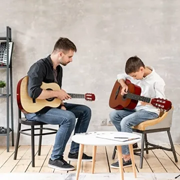 Moukey 36" Acoustic Guitar Kit for Beginners - Brown