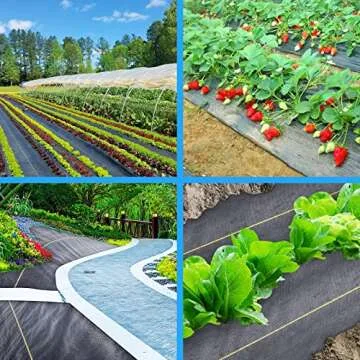 Sunocity Premium Weed Barrier - Durable Landscape Fabric 6ftx300ft