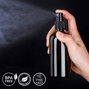 Hydior Amber Glass Spray Bottles for Essential Oils