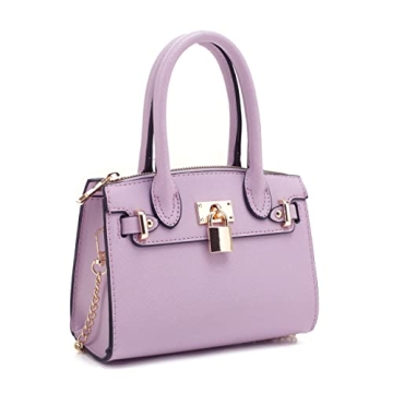 EVVE Women's Evening Bag Party Clutches Mini Satchel Purses Cocktail Prom Handbags with Chain and Lo...