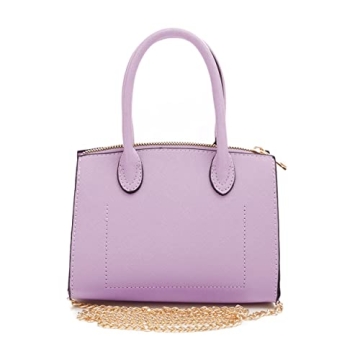 EVVE Women's Mini Satchel Evening Bag in Lavender