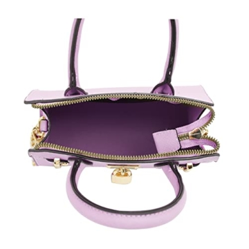 EVVE Women's Mini Satchel Evening Bag in Lavender