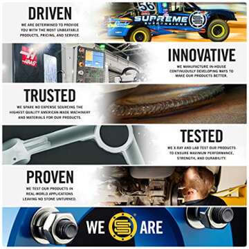 Supreme Suspensions - Universal Heavy Duty 2.5 Degree Axle Shims for Leafs and Lift Blocks