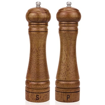 XWXO Wood Salt and Pepper Grinder Set for Culinary Fun