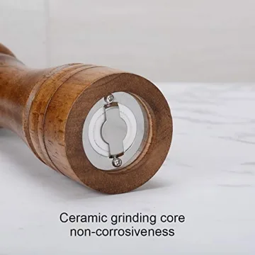 XWXO Wood Salt and Pepper Grinder Set for Culinary Fun