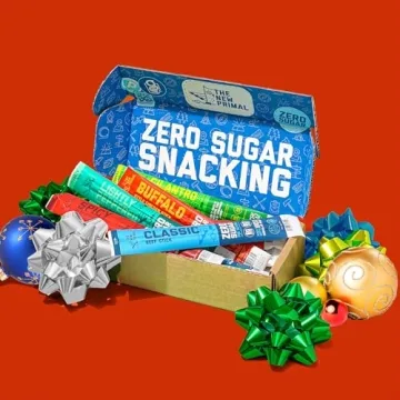 New Primal Grass-Fed Beef Sticks, Healthy Keto Snacks 10 Count