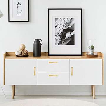 Dannisly Gold Cabinet Pull Handles for Stylish Homes