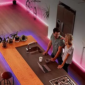DAYBETTER Led Strip Lights 200 ft (2 Rolls of 100 ft) Ultra Long Smart Light Strips with App Voice Control Remote, RGB Music Sync Color Changing Lights for Bedroom, Kitchen, Party,Home Decoration