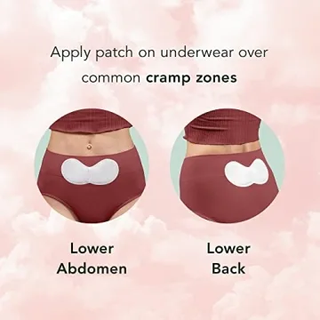 Rael Herbal Heating Patches, Period Cramps Relief, Heat Therapy, Ultra Thin Design, Large Size for Extra Coverage, All Skin Types (8 Count)