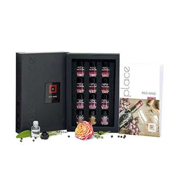 TASTERPLACE - Aroma Set Red Wine – Ideal Tasting Tool for Wine Lovers