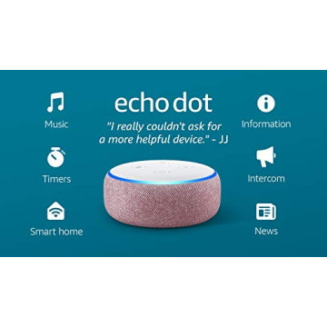 Echo Dot Smart Speaker with Alexa for Home and More