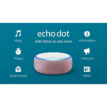 Echo Dot Smart Speaker with Alexa for Home and More