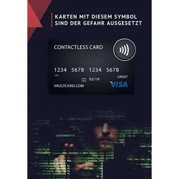 VAULTCARD - RFID Blocking & Jamming Credit & Debit Card Protection for Wallet and Passport - Superior NFC Anti-Theft, Patented Multi-Card Defense