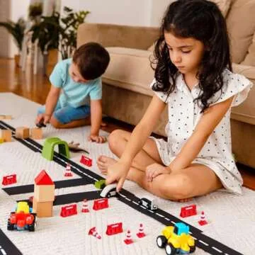 Toyandona Mini Traffic Sign Set for Fun Play and Learning