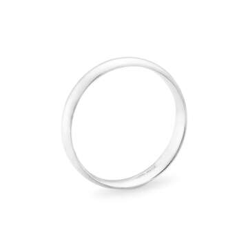 Miabella 925 Sterling Silver Comfort Fit Dome Band Ring 2mm, 4mm, 6mm for Women or Men, Made in Ital...