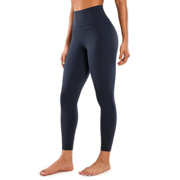 CRZ YOGA Women's Naked Feeling Workout 7/8 Yoga Leggings - 25 Inches High Waist Tight Pants for Ulti...