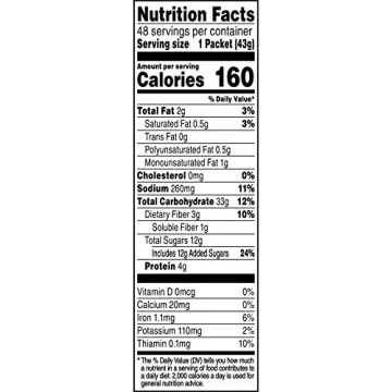 Quaker Instant Oatmeal Maple & Brown Sugar 48 Pack