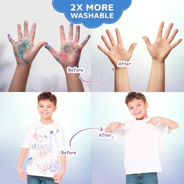 Vibrant DOODLE HOG Washable Dot Markers for Kids