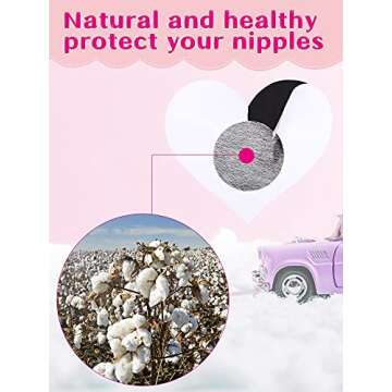 WILLBOND Glitters Nipple Cover Pasties Disposable Nipple Covers No Show Satin Breast Stickers Self Adhesive Pasties for Women(Delicate Style,25 Pairs)