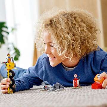 LEGO THE LEGO MOVIE 2 Emmet’s Thricycle! 70823 Three-Wheel Toy Bicycle Action Building Kit for Kid...