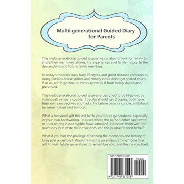 Multi-generational Guided Diary for Families - Preserve Your Story