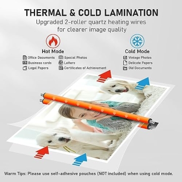 Laminator 13 Inch A3, 9-in-1 Compact & Efficient