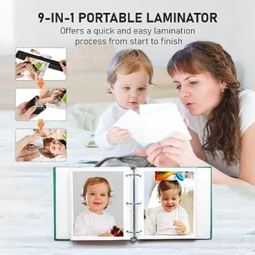 Laminator 13 Inch A3, 9-in-1 Compact & Efficient