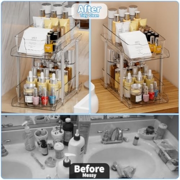 Under Sink Organizers - 2 Tier Storage Solution