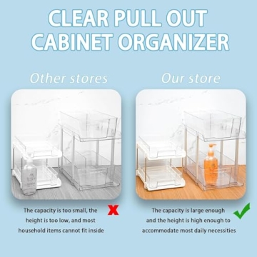 Under Sink Organizers - 2 Tier Storage Solution