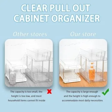 Under Sink Organizers - 2 Tier Storage Solution