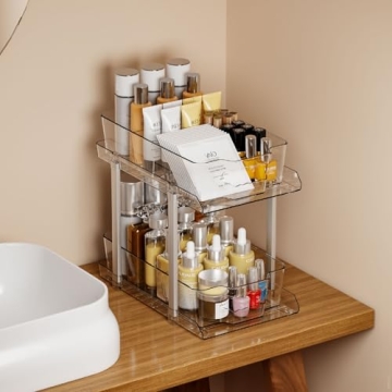 Under Sink Organizers - 2 Tier Storage Solution