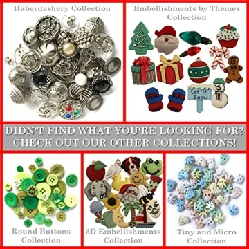 Buttons Galore and More Baby Boy-Themed Craft Buttons 50 Pcs