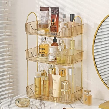 Stylish Shuang Qing Bathroom Organizer for Skincare & Makeup