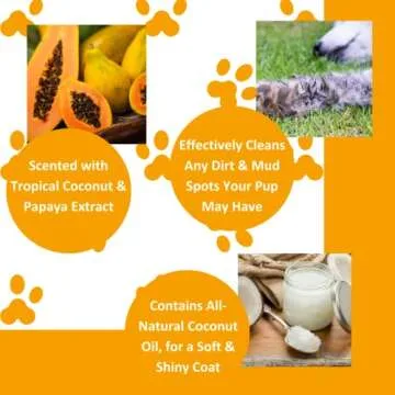 Moisturizing Coconut Papaya Waterless Bath Spray for Dogs