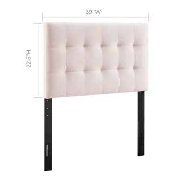 Modway Lily Velvet Twin Headboard - Modern Comfort & Style