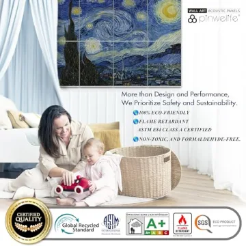 Premium PINWELIFE® Acoustic Art Panels for Home & Office