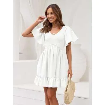 Stylish LILLUSORY Flowy Dresses with Pockets for Summer
